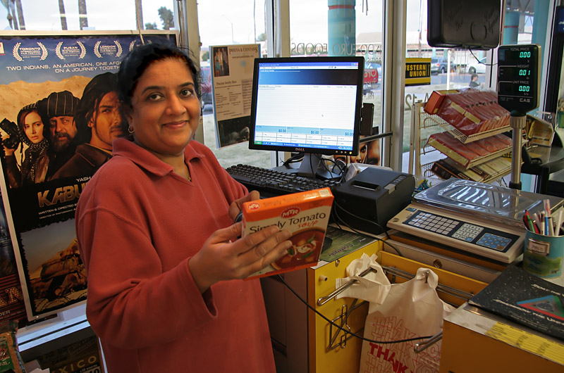 Sonal Patel, owner of Indo-Euro Foods in Phoenix, Arizona