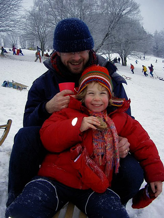 Klaus and Katharina last winter in Germany