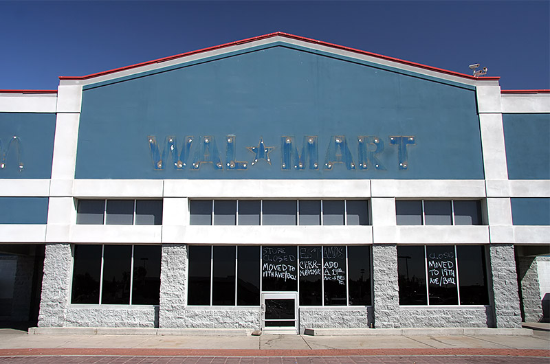 Closed Walmart store in Phoenix, Arizona