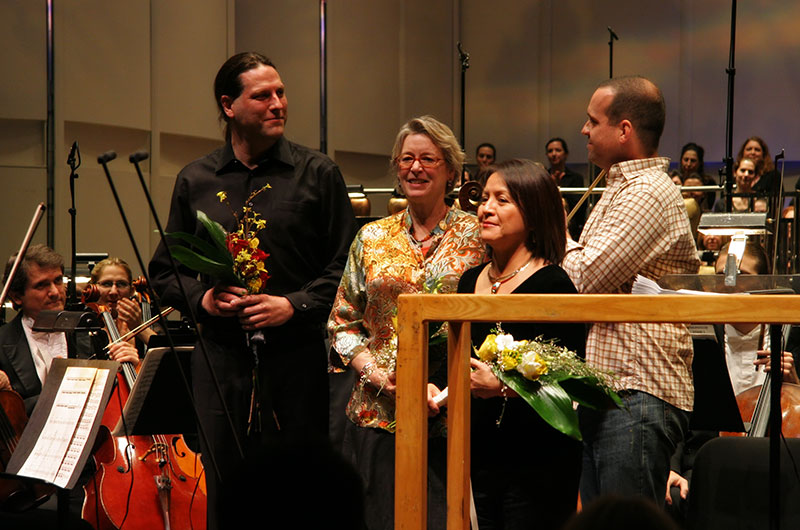 The composer, photographer, lyricist, and vocalist for the Navajo Oratorio performed at the Phoenix, Symphony