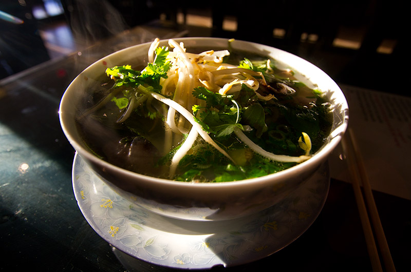 Pho from local Vietnamese restaurant called Viet Kitchen on 20235 N Cave Creek Rd in Phoenix, Arizona