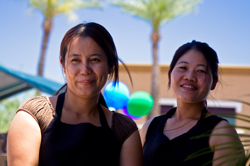 Yin Min and Mai Yu, two Burmese refugees who were working at Arizona's only Burmese restaurant