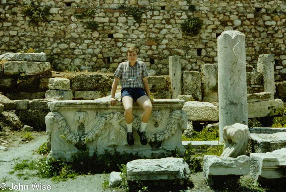 John Wise in Athens, Greece