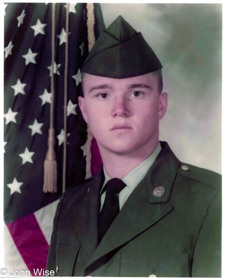John Wise in Basic Training Ft. Knox, Kentucky March 1985