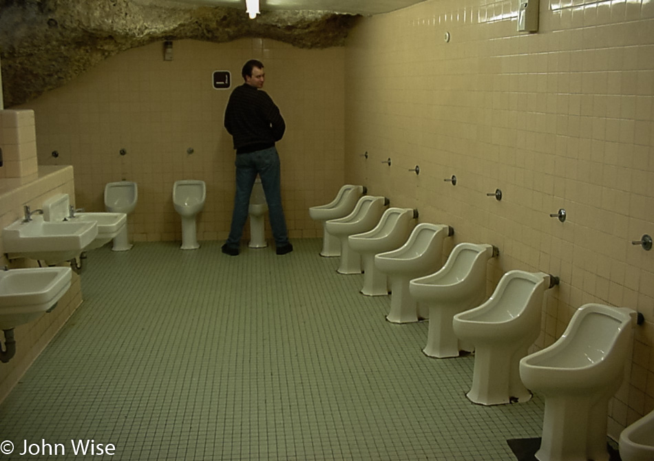 Robert Bell at Carlsbad Caverns in New Mexico