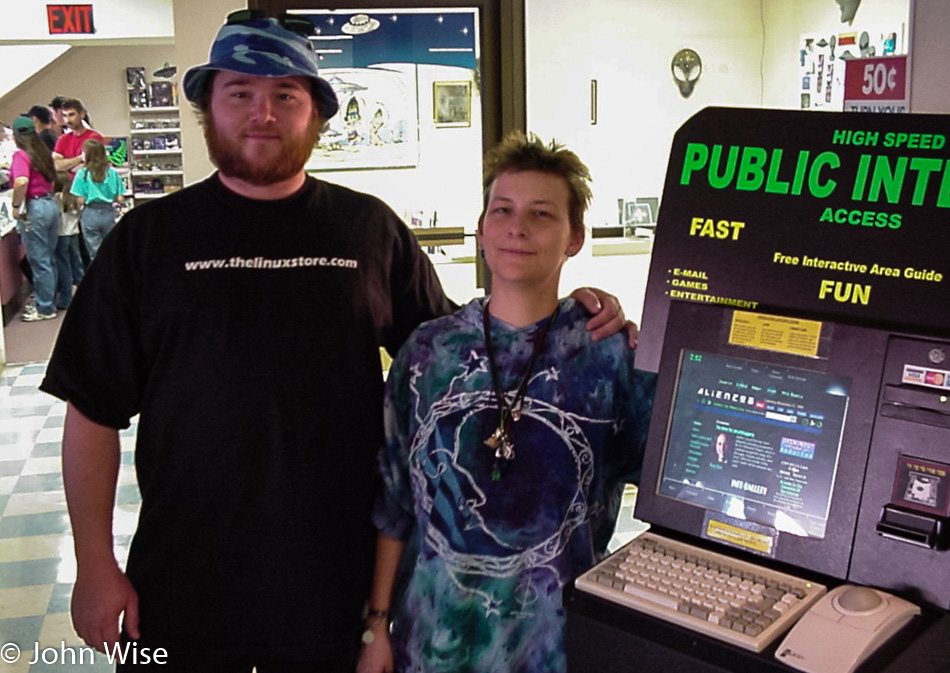 Caroline Wise and John Wise in Roswell, New Mexico