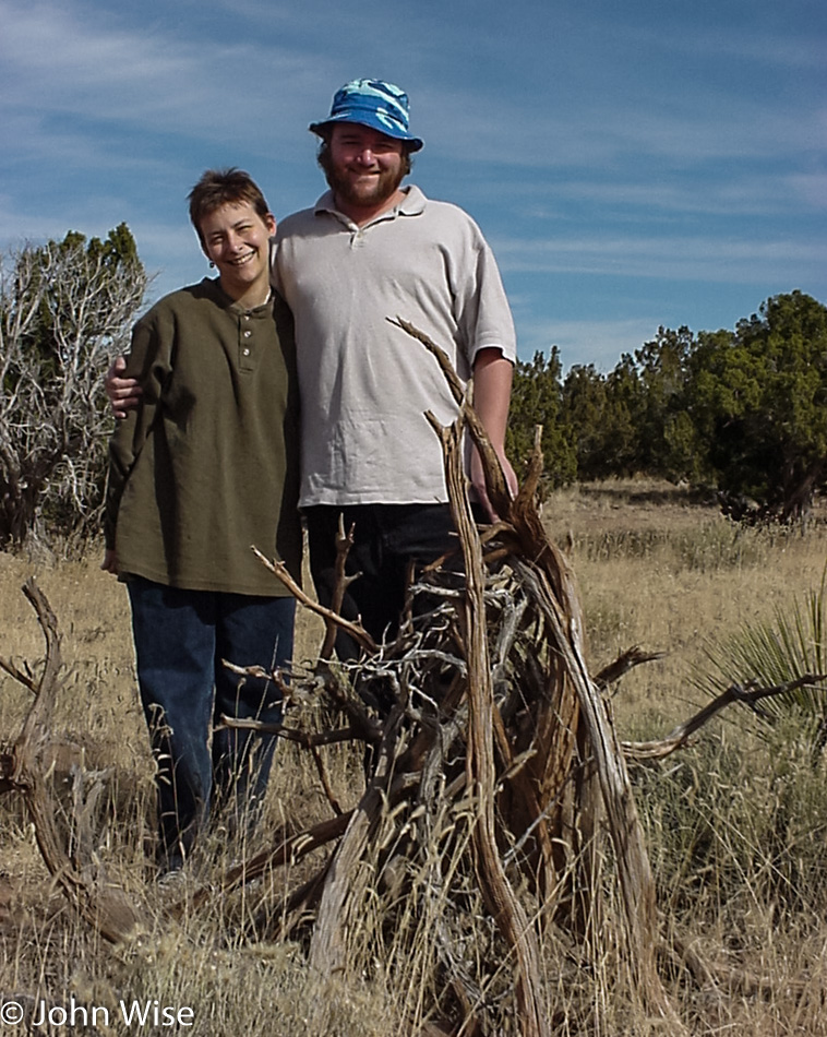 Caroline Wise and John Wise in St. Johns, Arizona