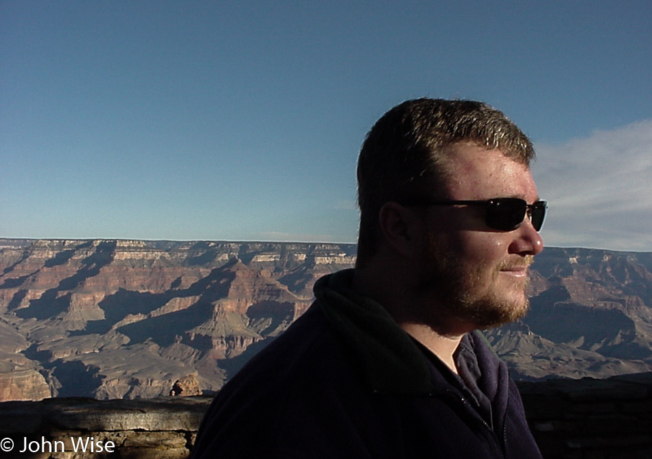 John Wise at the Grand Canyon National Park in Arizona