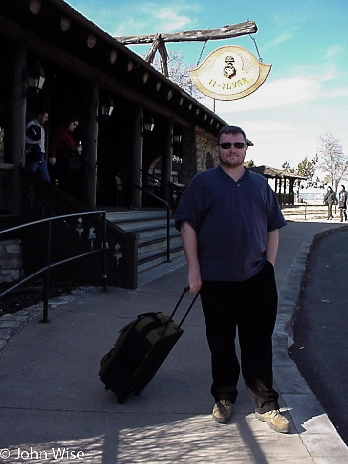 John Wise at the Grand Canyon National Park in Arizona