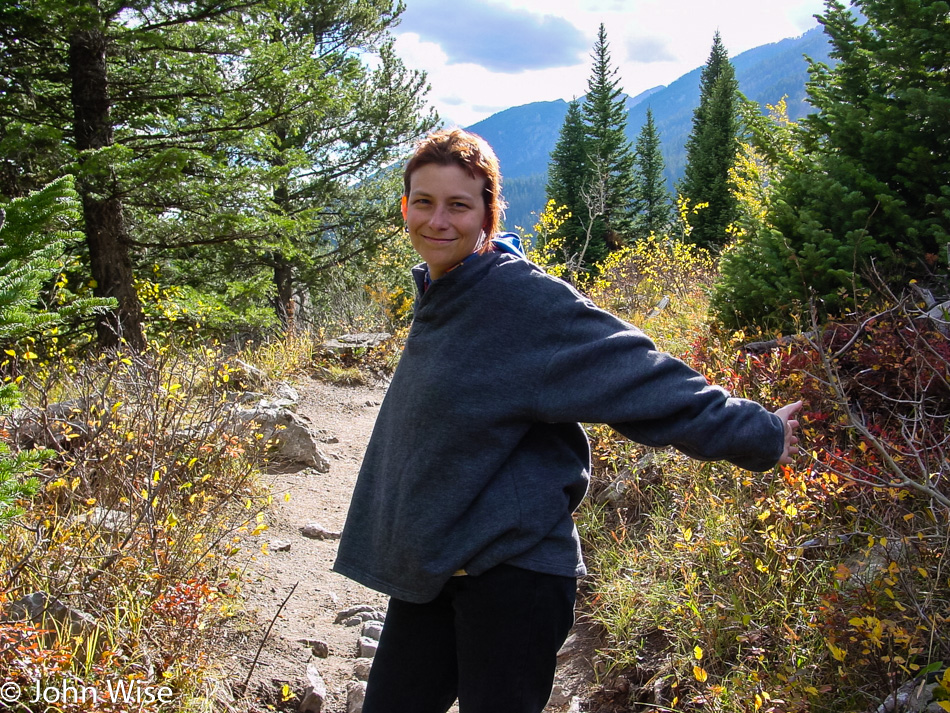 Caroline Wise in Grand Teton National Park in Wyoming