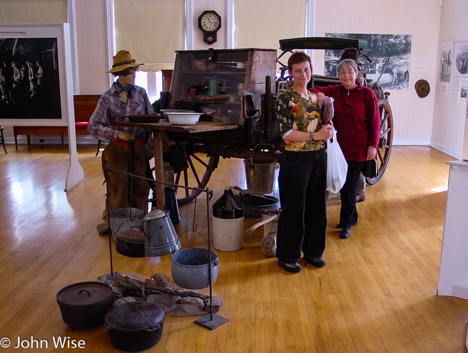 Caroline Wise and Jutta Engelhardt in Bisbee, Arizona