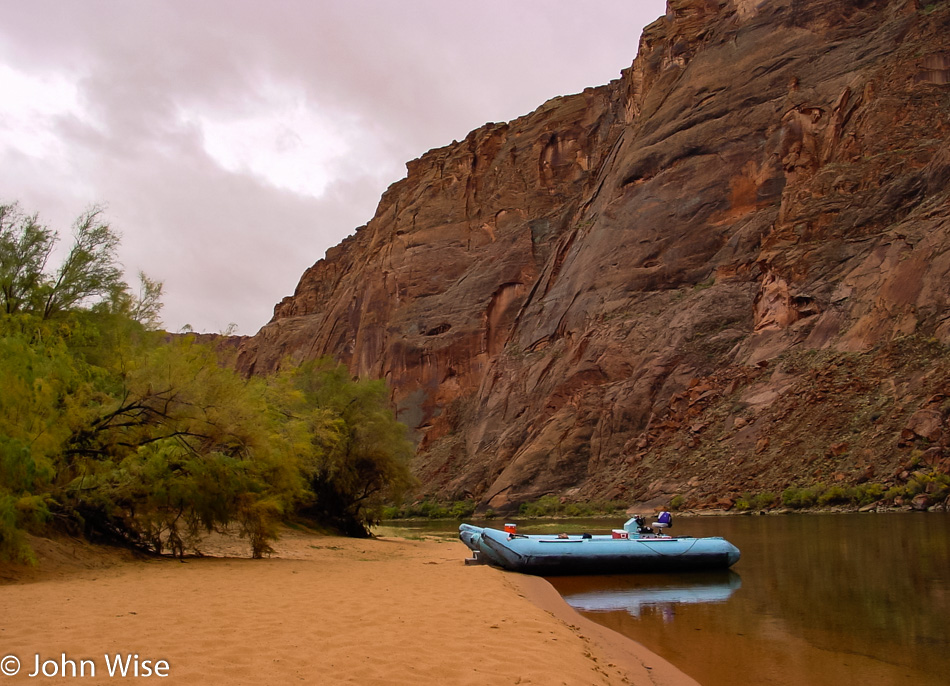 On the Colorado River between Lake Powell and Lee's Ferry at the Grand Canyon in Arizona