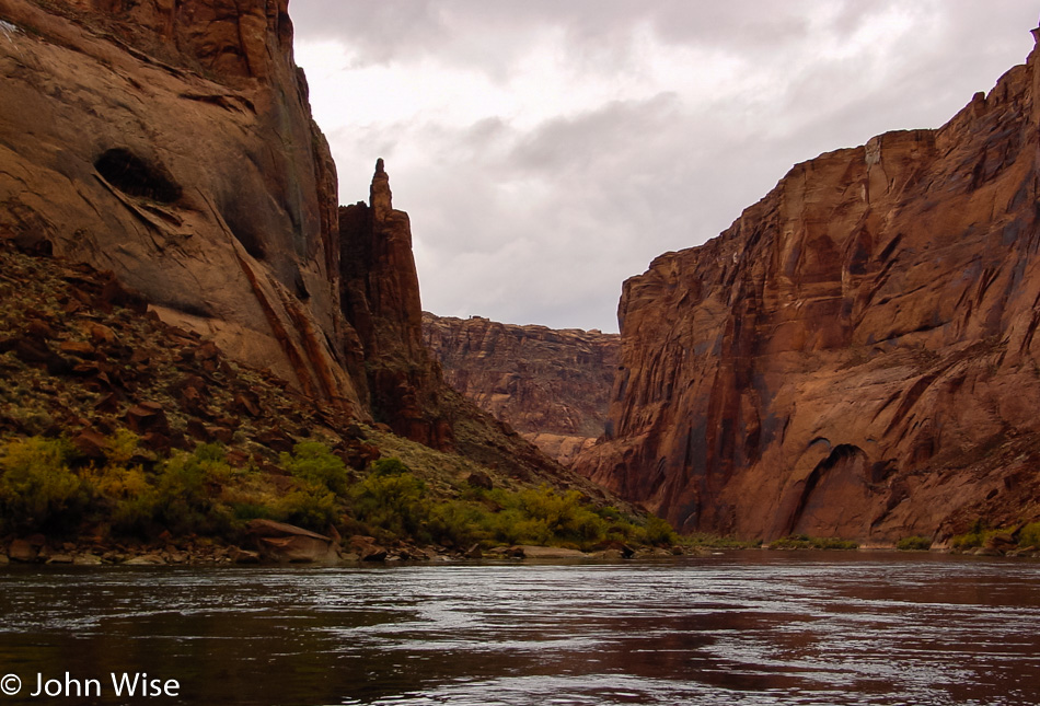 On the Colorado River between Lake Powell and Lee's Ferry at the Grand Canyon in Arizona