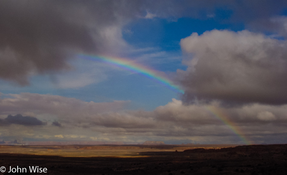 Rainbow near Page, Arizona