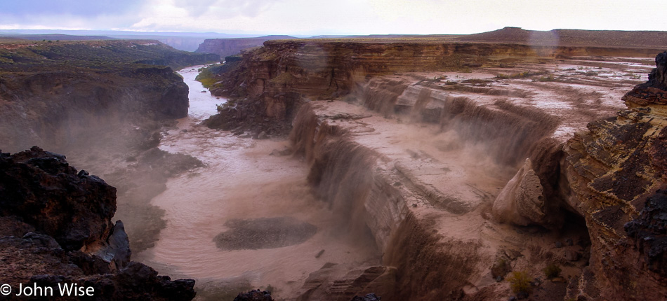 Grand Falls on the Little Colorado River in Northern Arizona