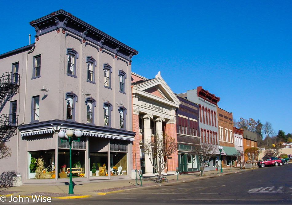 Downtown Nelsonville, Ohio