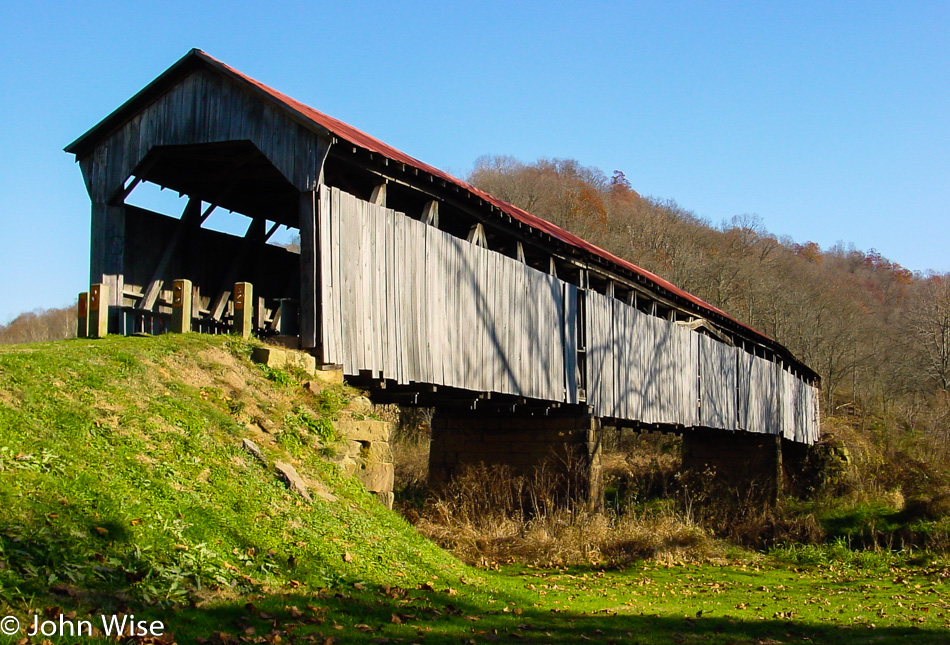 Knowlton Covered Bridge in Monroe County, Ohio