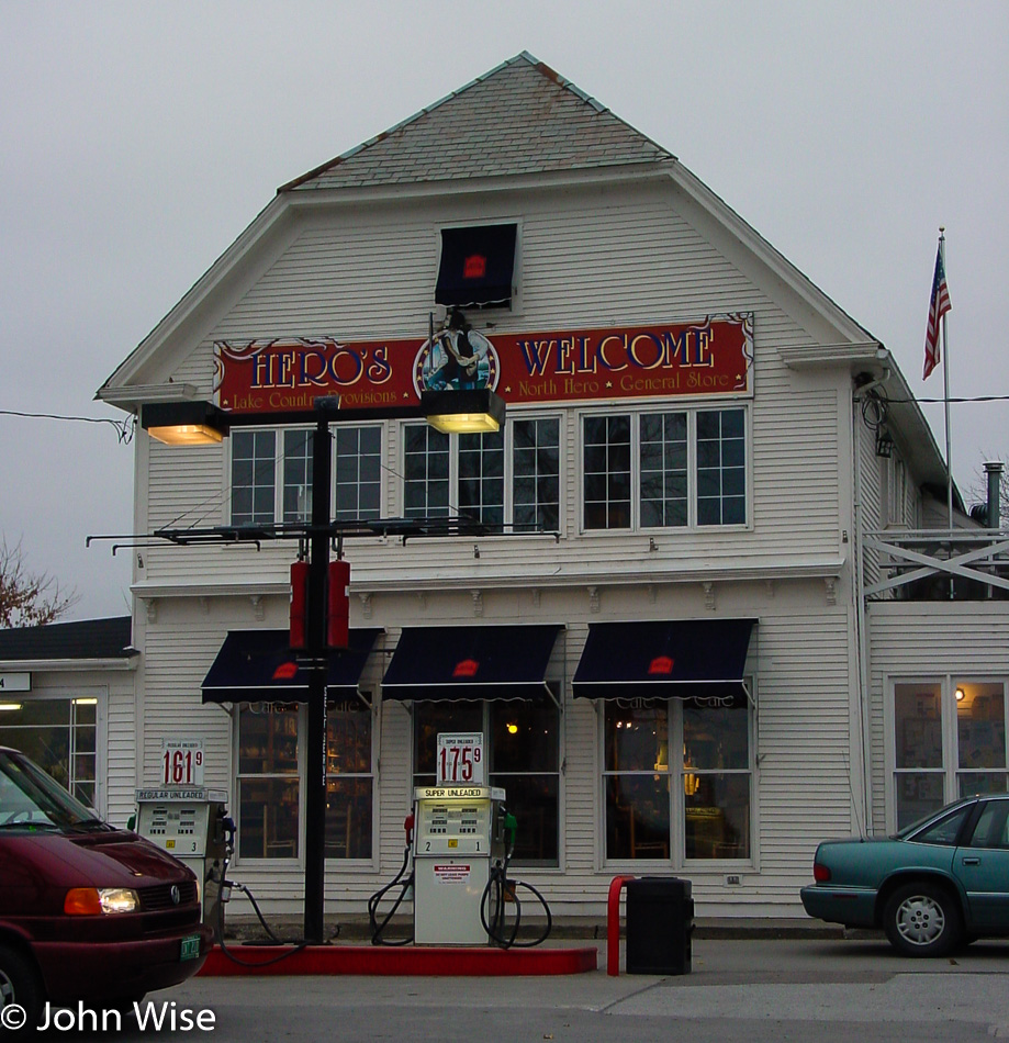 Hero's Welcome General Store in North Hero, Vermont