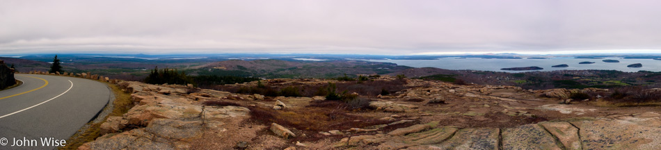 Cadillac Mountain in Mushroom in Acadia National Park near Bar Harbor, Maine