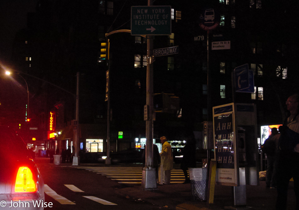 Entering New York City