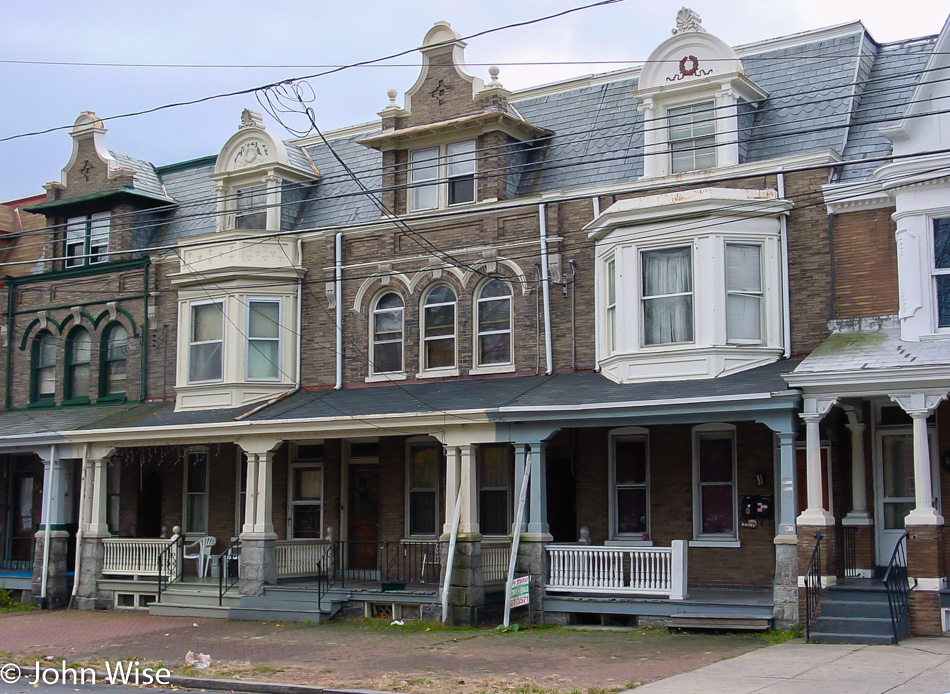 Row houses in Lancaster, Pennsylvania