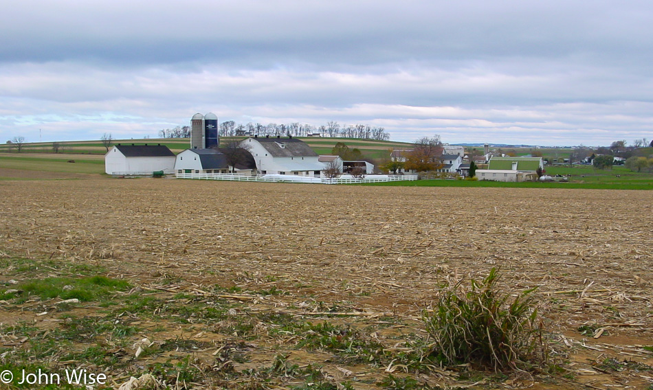 Amish farm in Lancaster County, Pennsylvania
