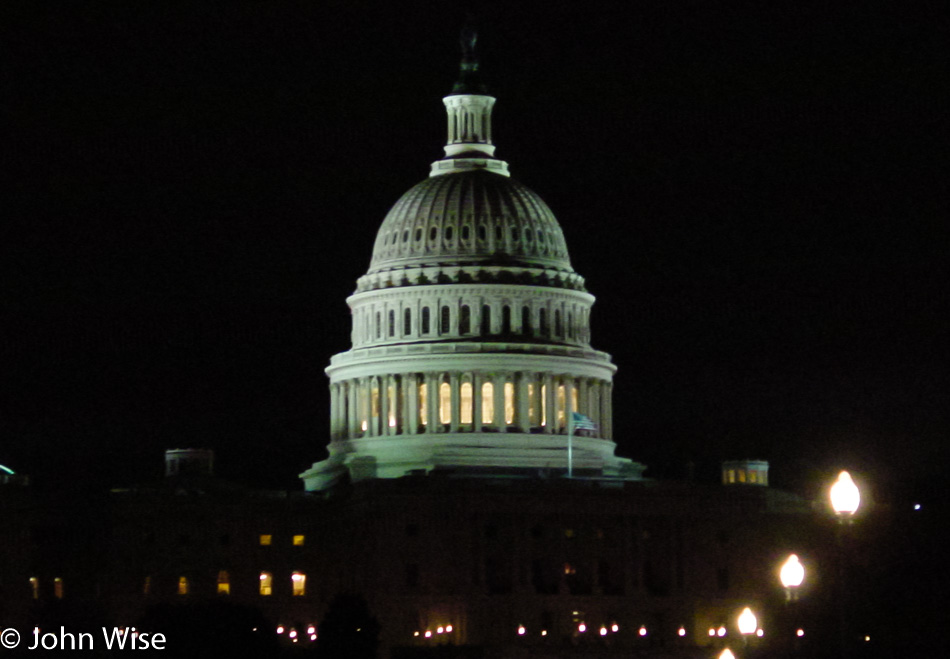 The Capitol building in Washington D.C.