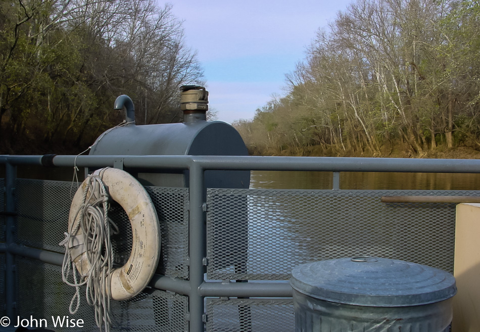 Ferry crossing of Green River in Mammoth Cave National Park, Kentucky