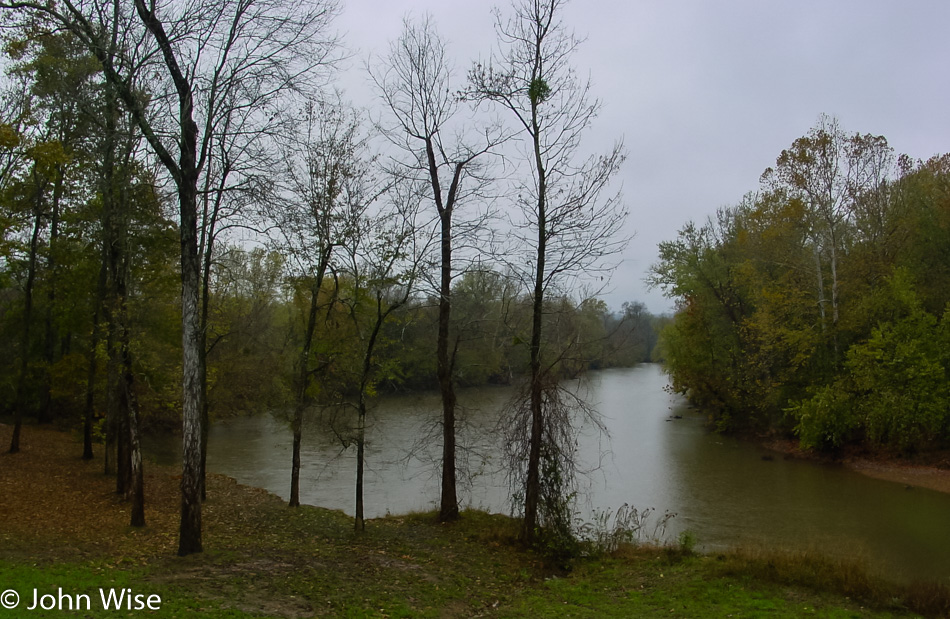 One of the many creeks along the Natchez Trace Parkway