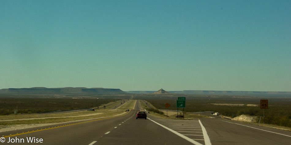 Big broad Texas on Interstate 10