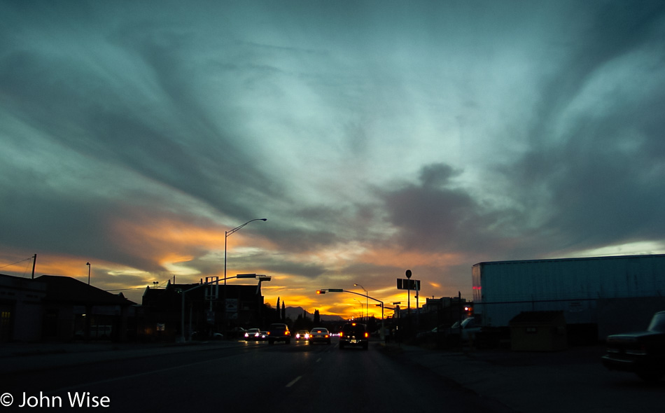 El Paso, Texas at sunset