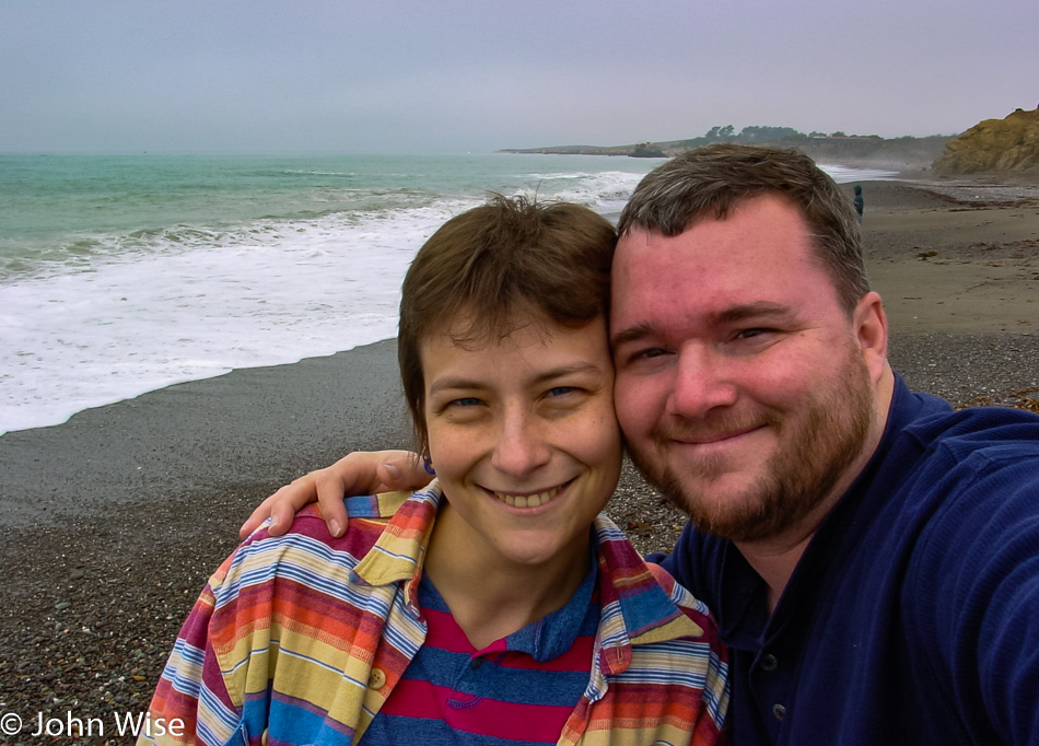 Caroline Wise and John Wise near Cambria, California