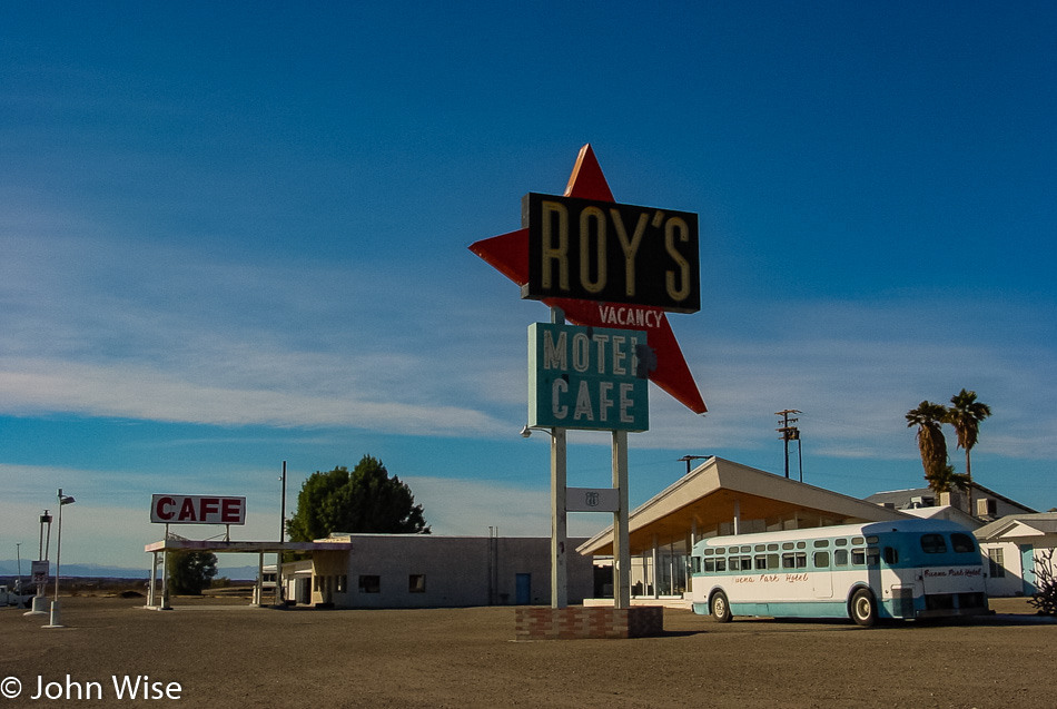 Roy's Motel and Cafe in Amboy, California on Route 66