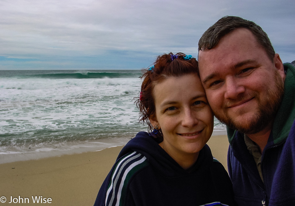 Caroline Wise and John Wise at Big Sur, California