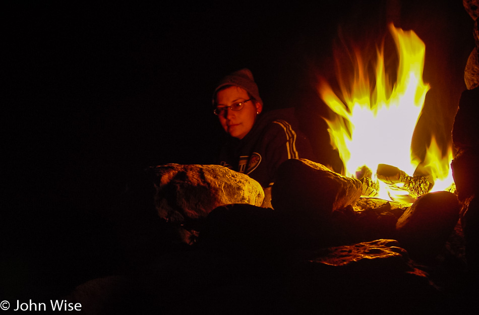 Caroline Wise in Grand Canyon National Park, Arizona