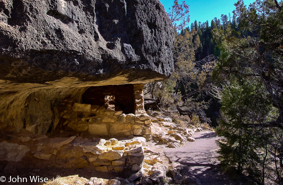 Walnut Canyon National Monument in Flagstaff, Arizona