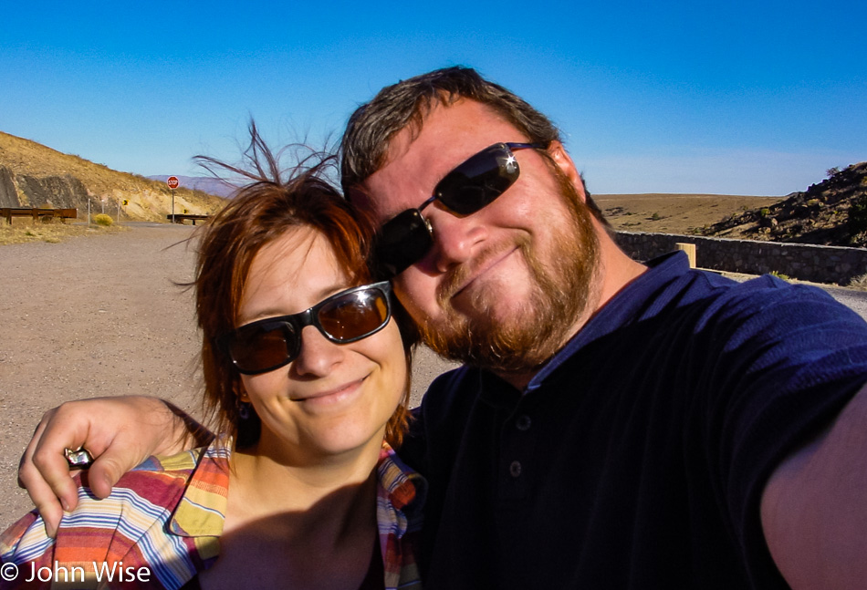 Caroline Wise and John Wise near Hillsboro, New Mexico