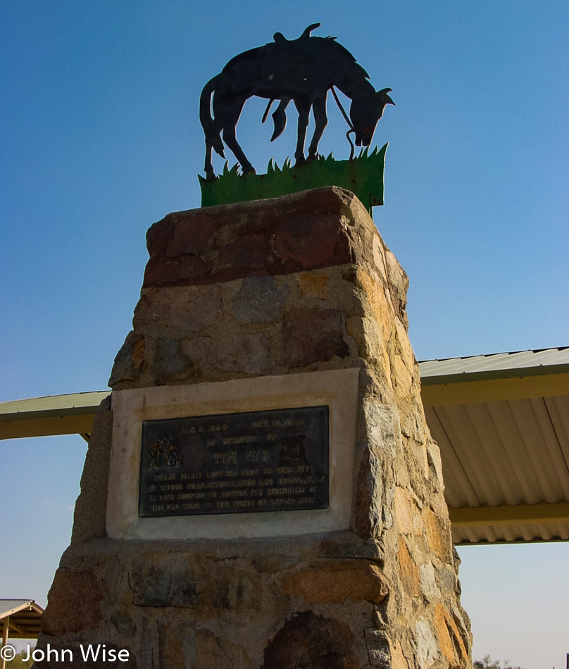 Tom Mix Memorial near Florence, Arizona