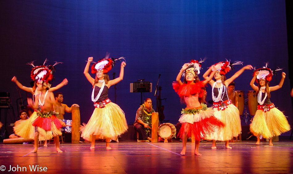 Hawaiian Dance Exhibition in Los Angeles, California