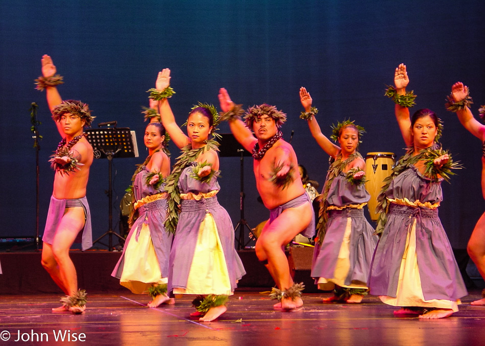 Hawaiian Dance Exhibition in Los Angeles, California