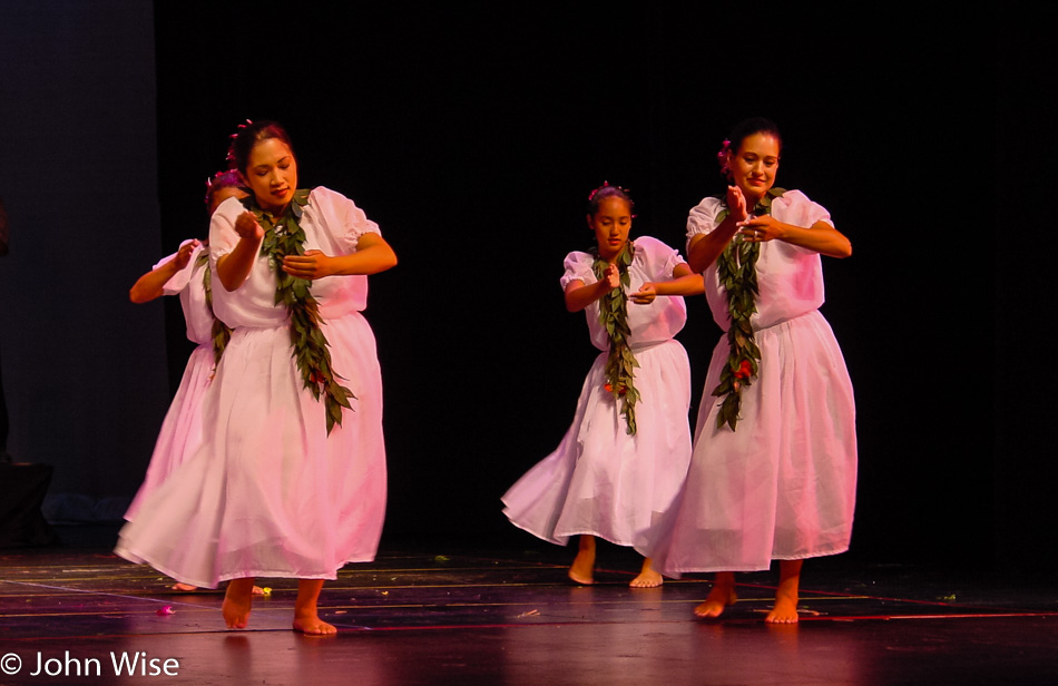 Hawaiian Dance Exhibition in Los Angeles, California