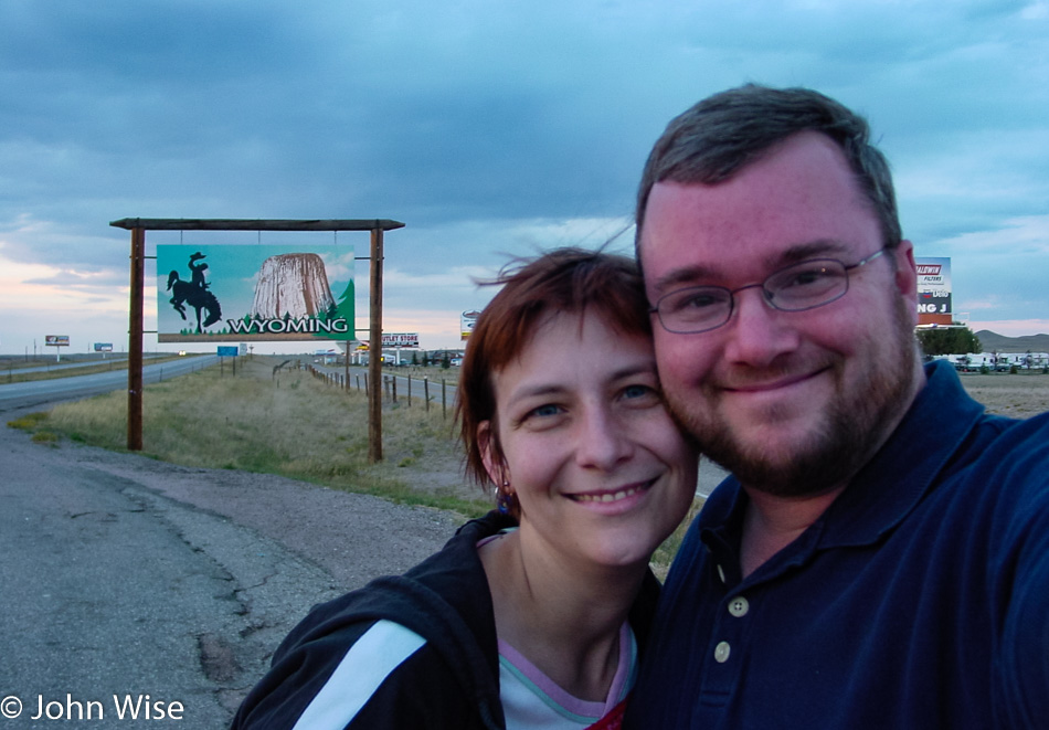 Caroline Wise and John Wise entering South Dakota