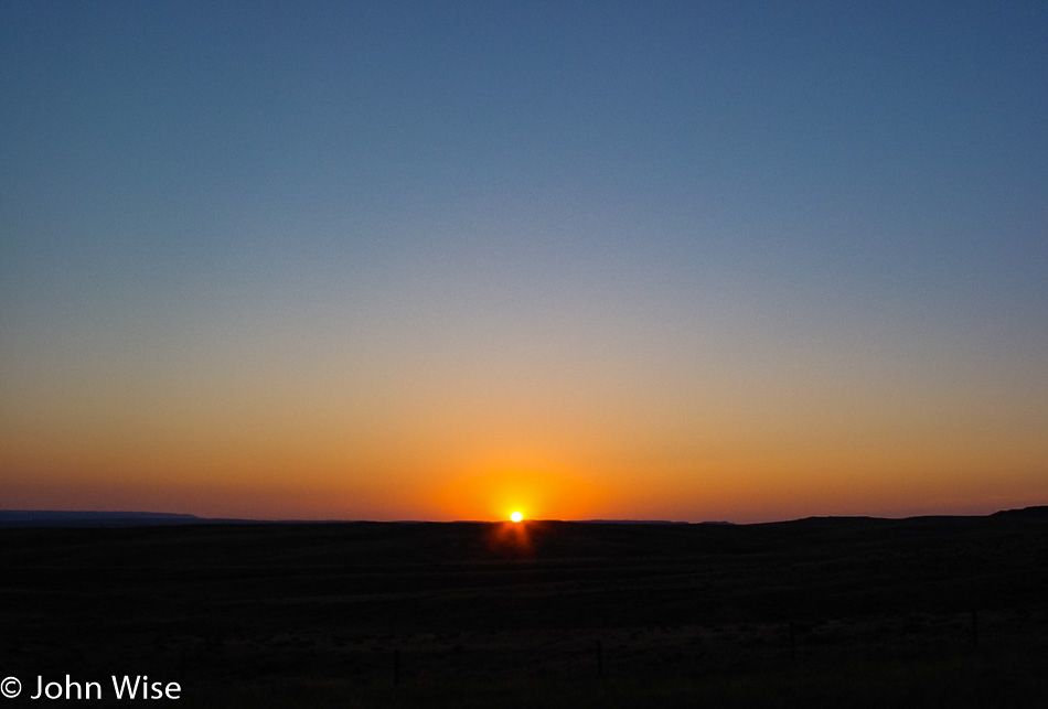 Sunrise in Wyoming