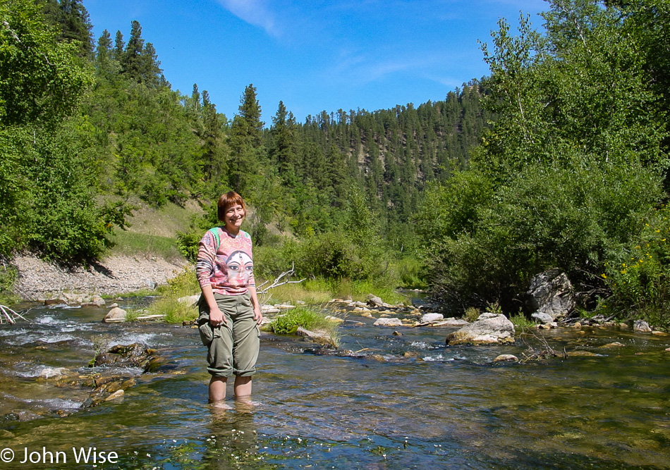 Caroline Wise in the Black Hills of South Dakota