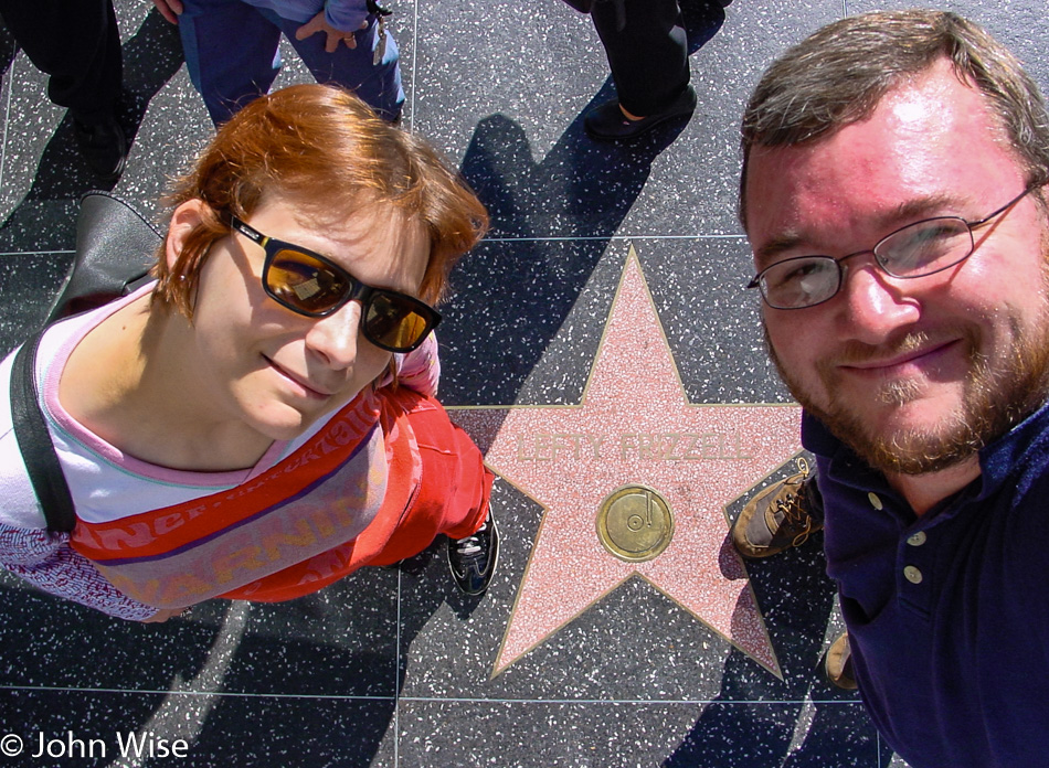 Caroline Wise and John Wise in Hollywood, California