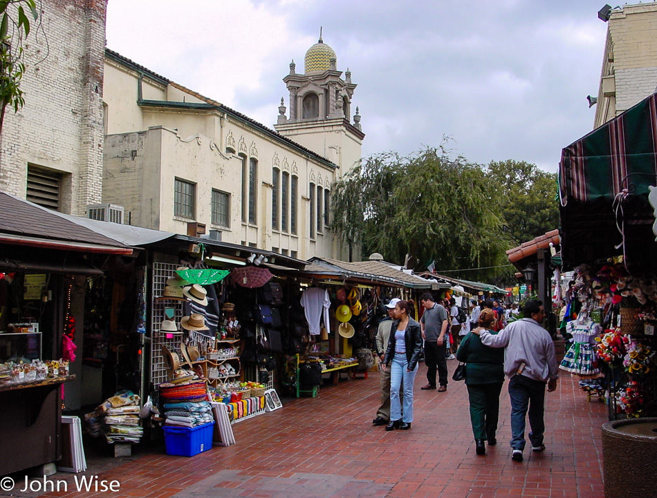 Olvera Street in Los Angeles, California