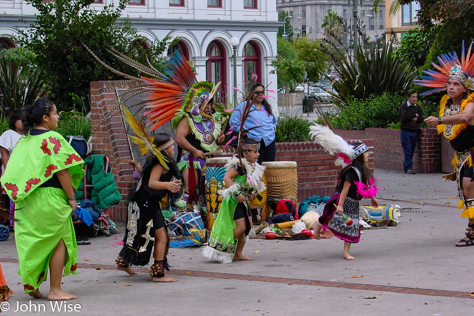 Olvera Street in Los Angeles, California