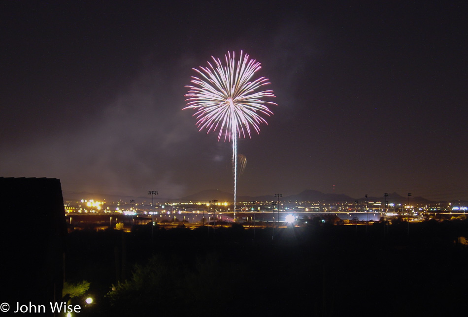 Fireworks in Scottsdale, Arizona