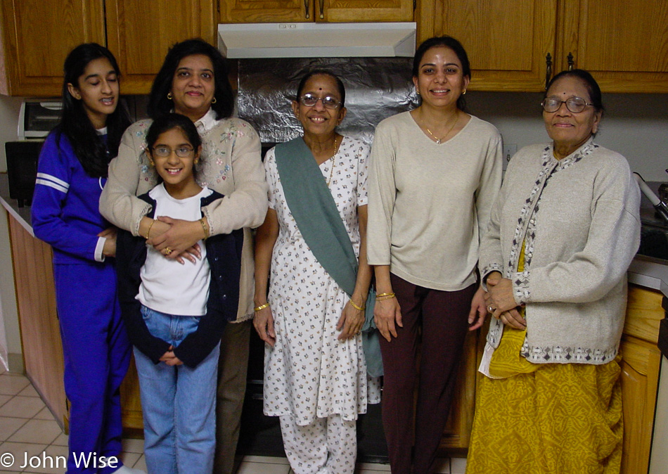 Sonal Patel and her family in Blythe, California