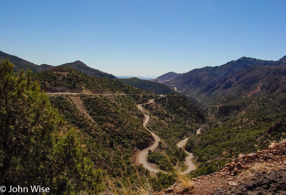 Heading north on Highway 191 in Arizona